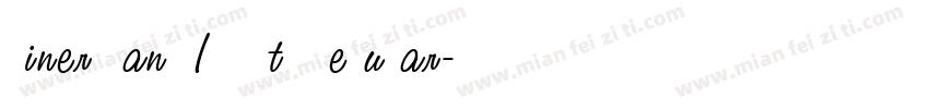 Viner Hand ITC Std Regular字体转换